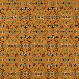 Persian Scroll Embroidery Fabric