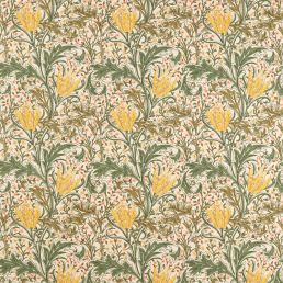 Lent Lily Embroidery Fabric