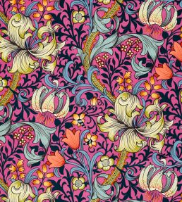 Golden Lily Velvet Fabric