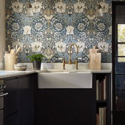 Honeysuckle & Tulip Wallpaper
