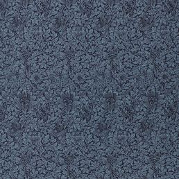 Bird & Anemone Weave Outdoor Fabric