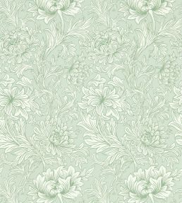 Chrysanthemum Toile Wallpaper