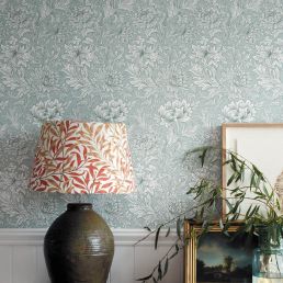 Chrysanthemum Toile Wallpaper