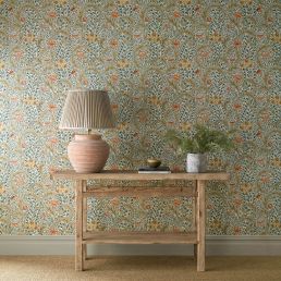 Wild Tulip & Vine Wallpaper