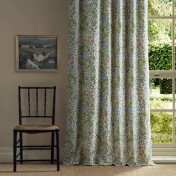 Wild Tulip & Vine Embroidery Fabric